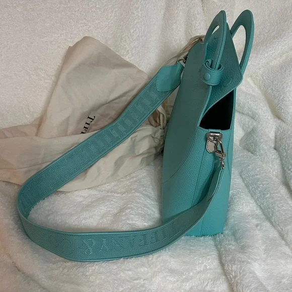 Tiffany & Co. Turquoise Tote Bag - Picture 9 of 9